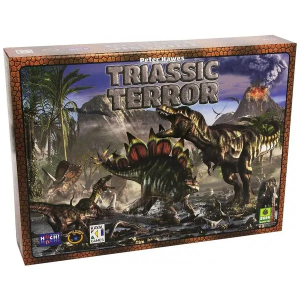 Jogo de Estratégia Terror Triássico 2 a 6 Jogadores, Para Maiores de 14 Anos, EAGLE GAMES 101407N, Verde