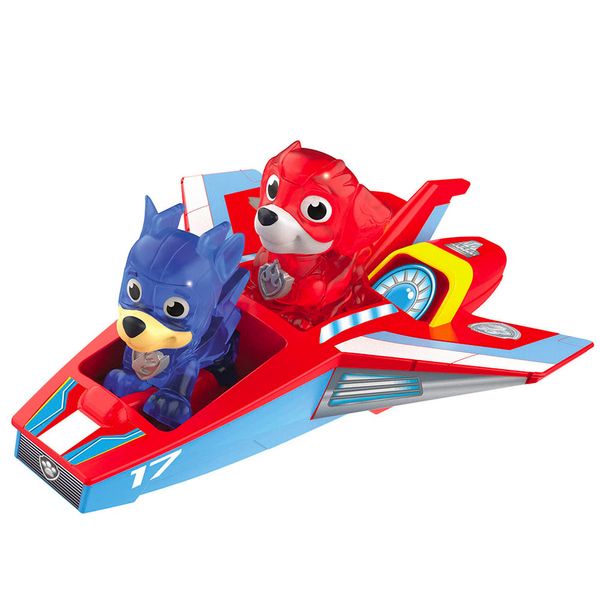 Playset - Patrulha Canina - Mini Jet - Chase e Marshall - Sunny