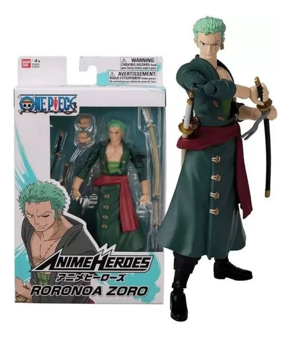 Boneco Articulado - One Piece - Anime Heroes - Roronoa Zoro - Sunny
