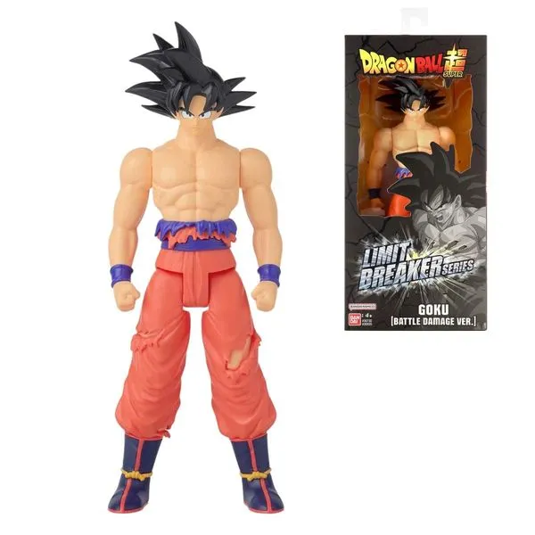 Figura Goku Dragon Ball Super Limit Breaker 28cm Battle Damage Bandai Original
