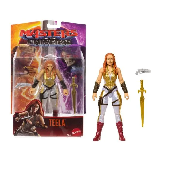 Boneco Articulado Teela c/ Acessórios - 14 cm - Filme Mestres do Universo - Mattel