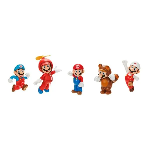 Conjunto De Mini Bonecos - Super Mario - Mario - Sunny