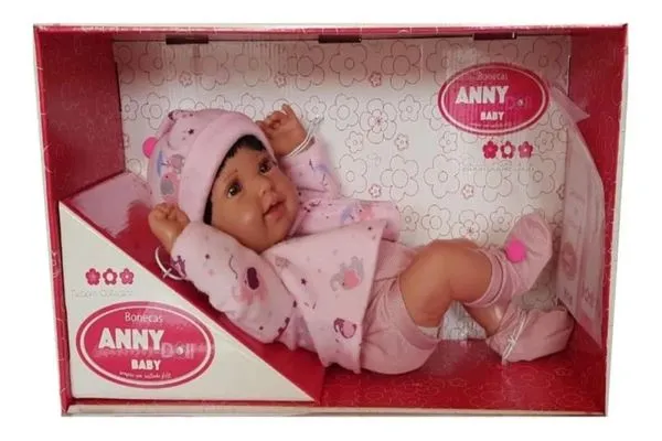 Boneca Anny Doll Baby Menina Cotiplas - 2441