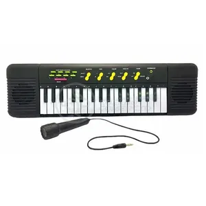 Mini Teclado Infantil 32 Teclas Musical Karaokê E Microfone