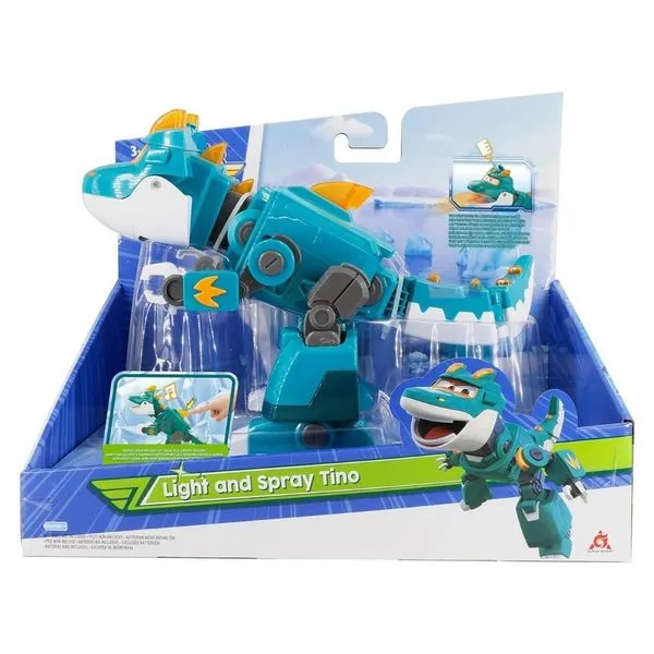 Boneco Lendário Tino C Luzes, Sons e Vapor Super Wings Sunny