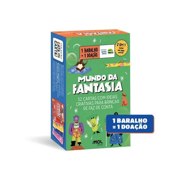 Baralho Infantil - Caixinha Faz de Conta - PB Kids - Mol
