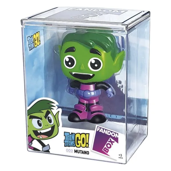 Figura Colecionável - DC Comics - Teens Titans Go - Fandombox - Mutano - Líder