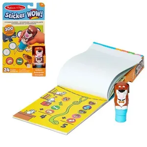 Conjunto de Carimbo e Caderno - Melissa & Doug - Cachorro - Sunny
