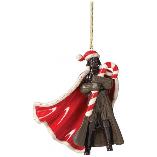 Enfeite de Natal Lenox Darth Vader Pequeno, Porcelana 11,4x3,6x12,7 cm