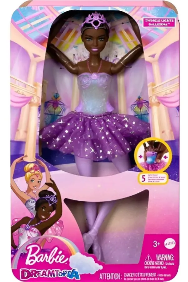 Barbie Fantasy Dreamtopia Bailarina Roxa Mattel HLC26