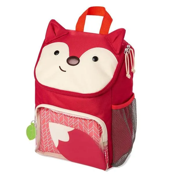 Mochila Escolar Zoo Raposa Skip Hop Vermelho Único