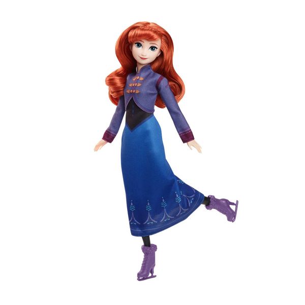 Boneca Articulada - Disney Princesas - Frozen - Ana - Patinação no Gelo - Mattel