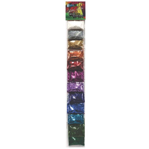 Saquinho de Glitter - EUQFIZ - Acessórios para Slime - I9 Brinquedos