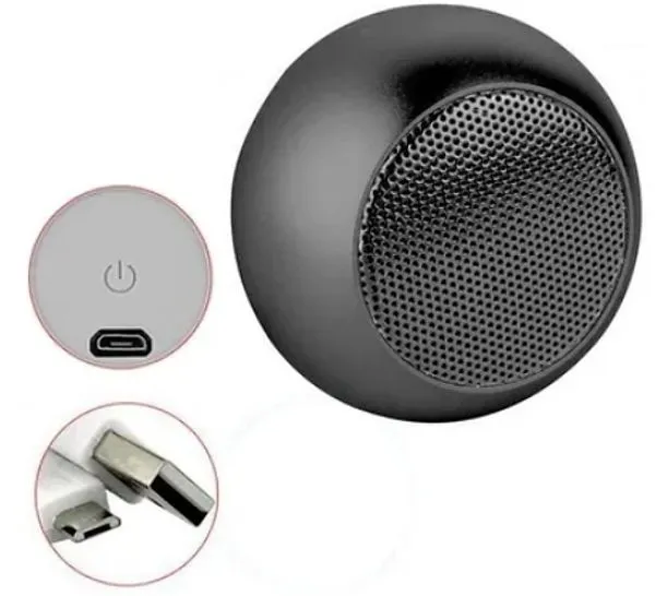 Caixa de Som Metal Luxuosa Bluetooth Amplificada