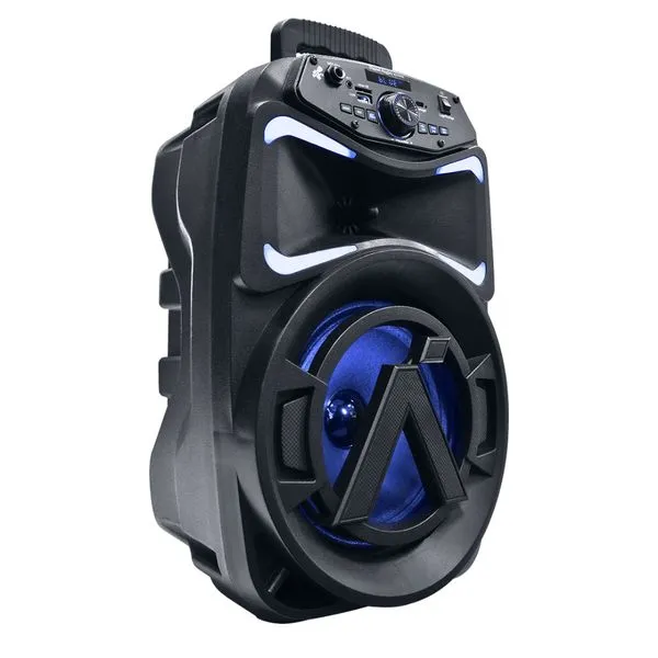 Caixa De Som Portátil Bluetooth 250w RMS Cor Preto Hype 250