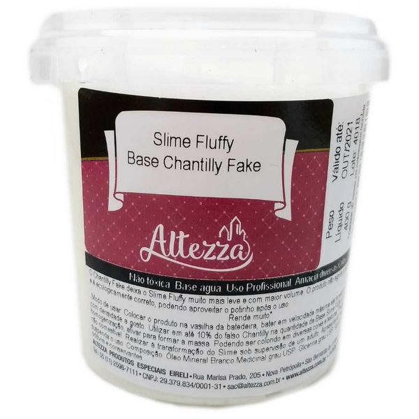 Base para Slime - 400g - Slime Fluffy - Chantilly Fake - Reval