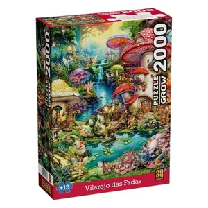 Quebra-cabeça - 2000 peças - Vilarejo das Fadas
