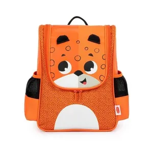 Mochila Escolar Tiny Love Safari Jaguar Laranja Único