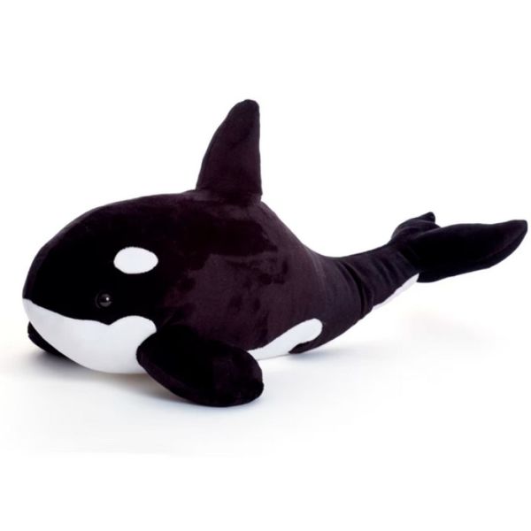 BALEIA ORCA DE PELUCIA - COLEÇÃO AGUA 55 CM - BRUMAR