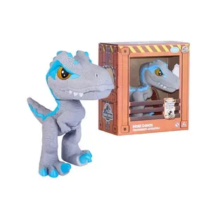 Figura De Ação - Jurassic World - Mini Blue - Cinza - Mini Baby Dinos - Pupee