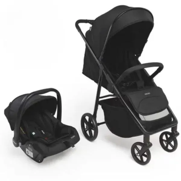 CARRINHO DE BEBE TS MAGNO DUO INFANTI PRETO INFINITO - INFANTI