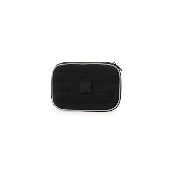 Estojo Box Masculino Grande Color Block Preto U / Preto
