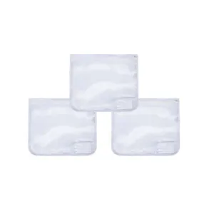 Kit Com 3 Saquinhos de Maternidade Hug Para Trocas Branco Único