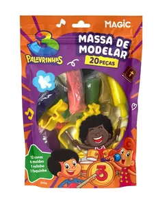 Massinha de Modelar 3 Palavrinhas - 250g
