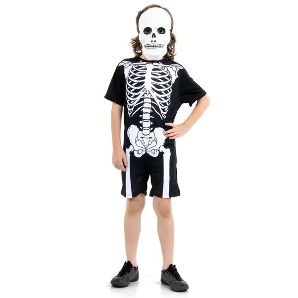 Fantasia de Halloween - POP - Esqueleto - Sulamericana - G