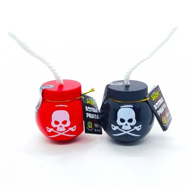 Slime - 100g - Bomba Pirata - Sortido - DTC