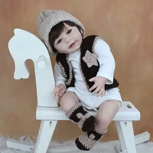 Bebê Reborn Menino 55cm Urso Edu