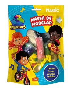 Massinha de Modelar 3 Palavrinhas - 150g