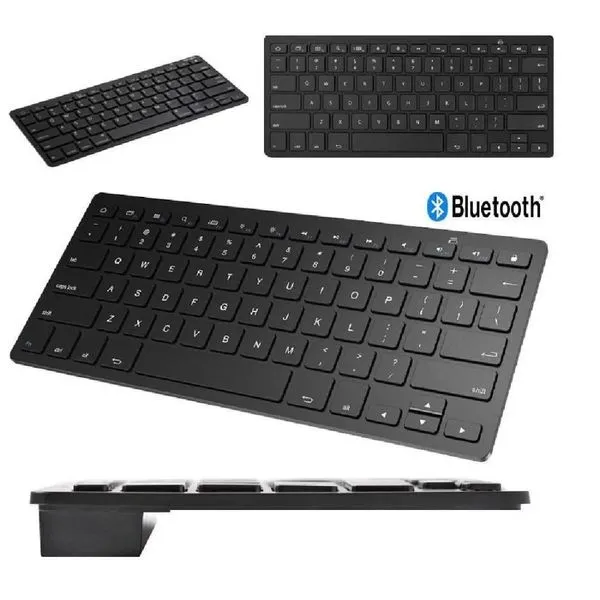Teclado Bluetooth Para Apple Ipad Ipod Android Samsung Galaxy Preto