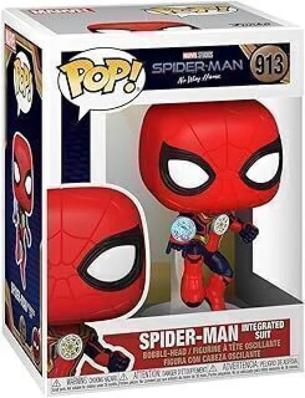 Figura Funko Pop! Marvel Studios - Homem Aranha No Way Home (Spider-Man) #913 - Traje Tradicional - Novo Original 1magnu