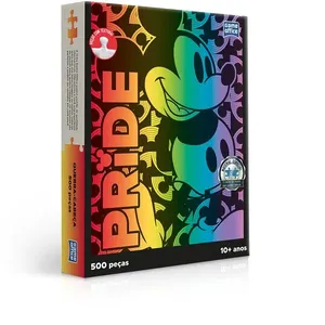 Quebra-cabeça - Disney - 500 peças - Game Office - Pride - Toyster