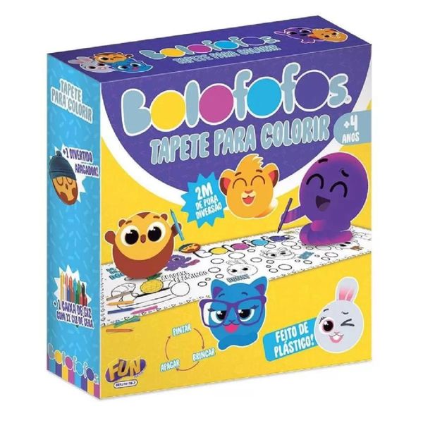Conjunto de Artes - Bolofofos - Tapete para Colorir - Fun