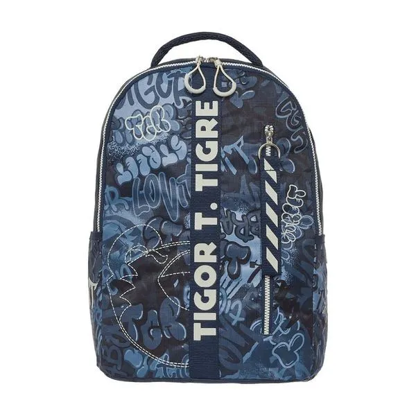 Mochila de Costas Tigor T Tigre LovIt Street Azul Único