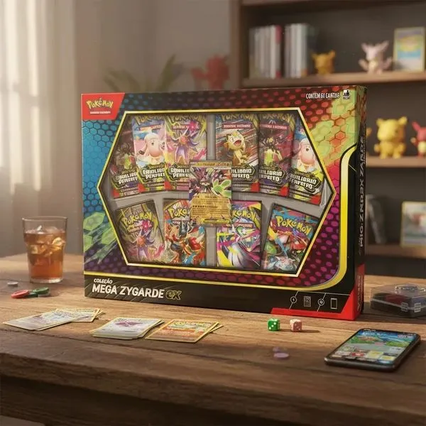 Pokémon Cartas Ilustradas Box Mega Zygarde Ex Pokémon 410359