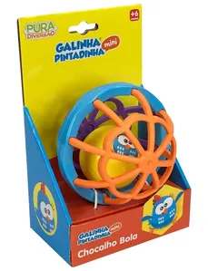 Brinquedo De Atividades - Chocalho Bola - Galinha Pintadinha - Yes Toys
