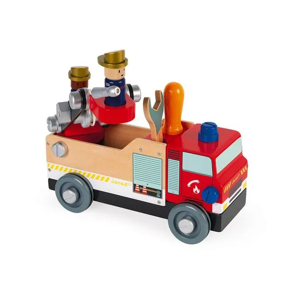 Conjunto Caminhão E Acessórios - Bombeiros - Maped - Vermelho