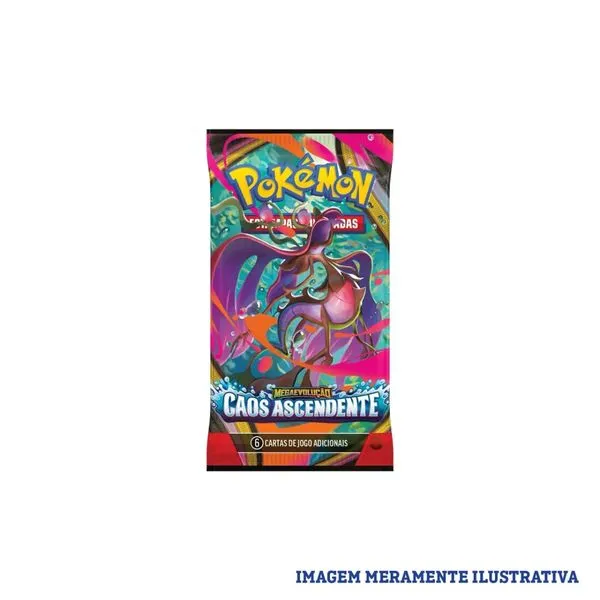 BLISTER PLAST. UNITARIO POKEMON TCG MEGAEVOLUCAO CAOS ASCENDENTE - COPAG