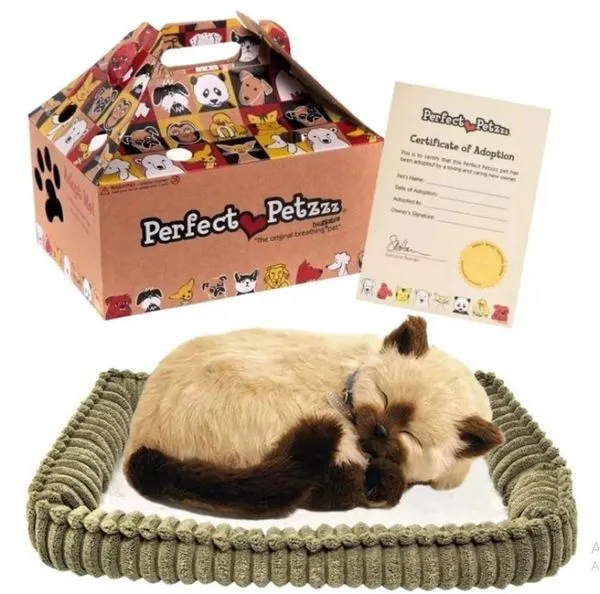 PELUCIA AFETIVA GATO SIAMES CARAMELO PERFECT PETEZZZ - IMEX