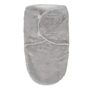 Saco De Dormir Baby Super Soft Cinza Buba Único