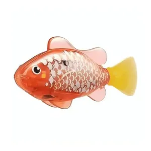 Robô Alive Fish Nada de Vedade Laranja Escuro - Fun Divirta-se