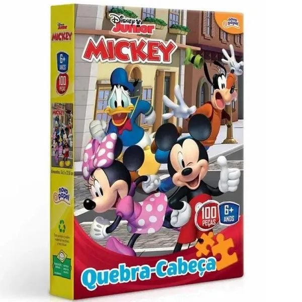 QUEBRA-CABEÇA 100 Peças Mickey Mouse Toyster 8001