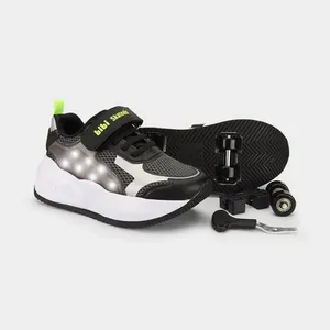Tênis Infantil de Rodinhas Bibi Skatenis Light 2.0 Preto 35