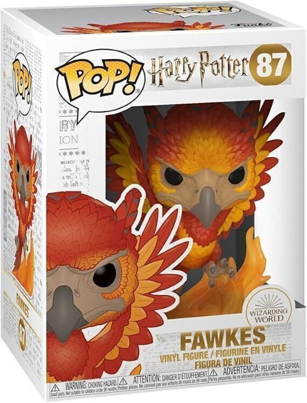 Figura Funko Pop! Fawkes #87 - única lançada - Fênix de Dumbledore - Harry Potter Novo e Original 1magnus FU42239