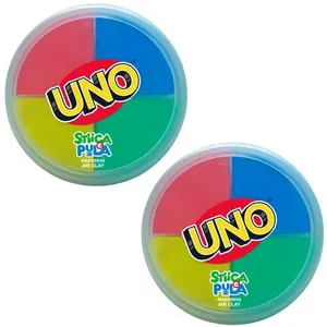 2X STIICA E PULA MASSINHA AIR CLAY 20g UNO - DOCE BRINQUEDO