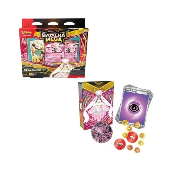 Pokémon TCG Mega Diancie Ex Baralho Batalha Mega Copag