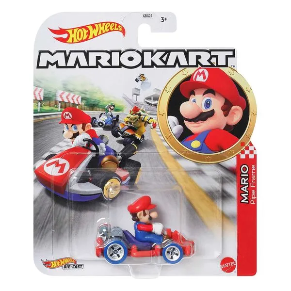 Hot Wheels Mario Kart Mario Pipe Frame Retro